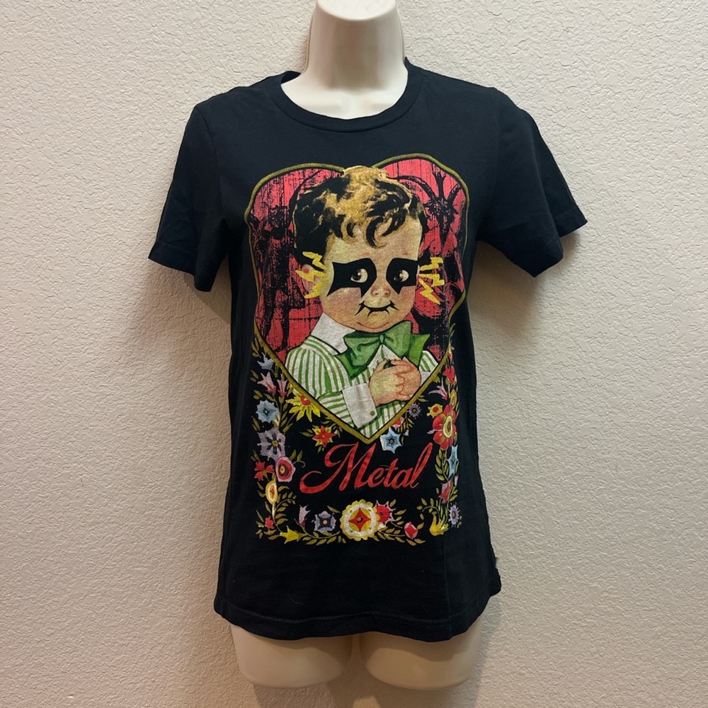 Wicked Clothes Metal Tee in XS!